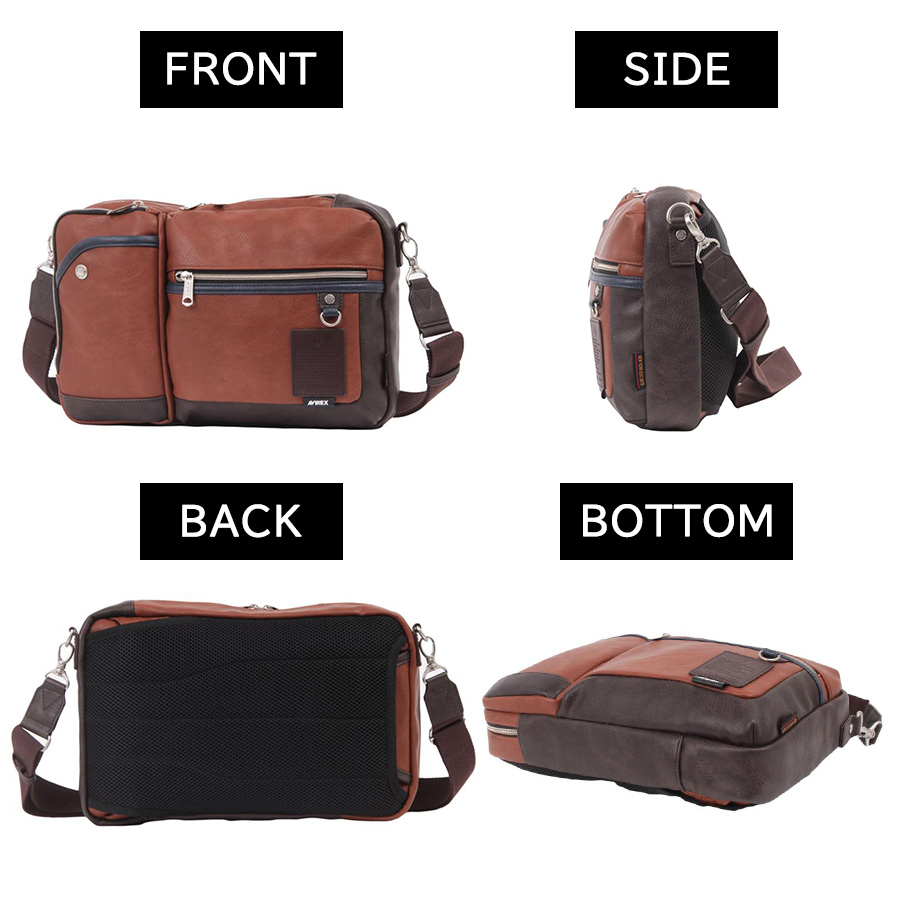 AVIREX ax5004 スチュアート 2WAYショルダー 斜め掛け 鞄 カバン