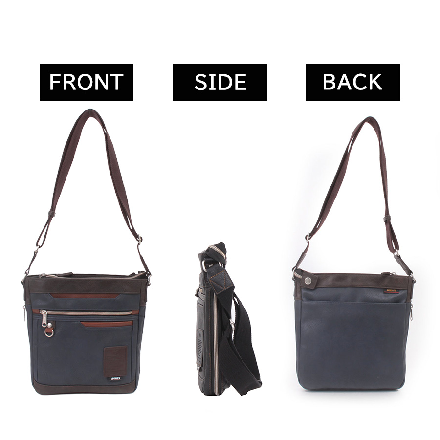 AVIREX ax5007 スチュアート タテ型ショルダー 斜め掛け 鞄 カバン