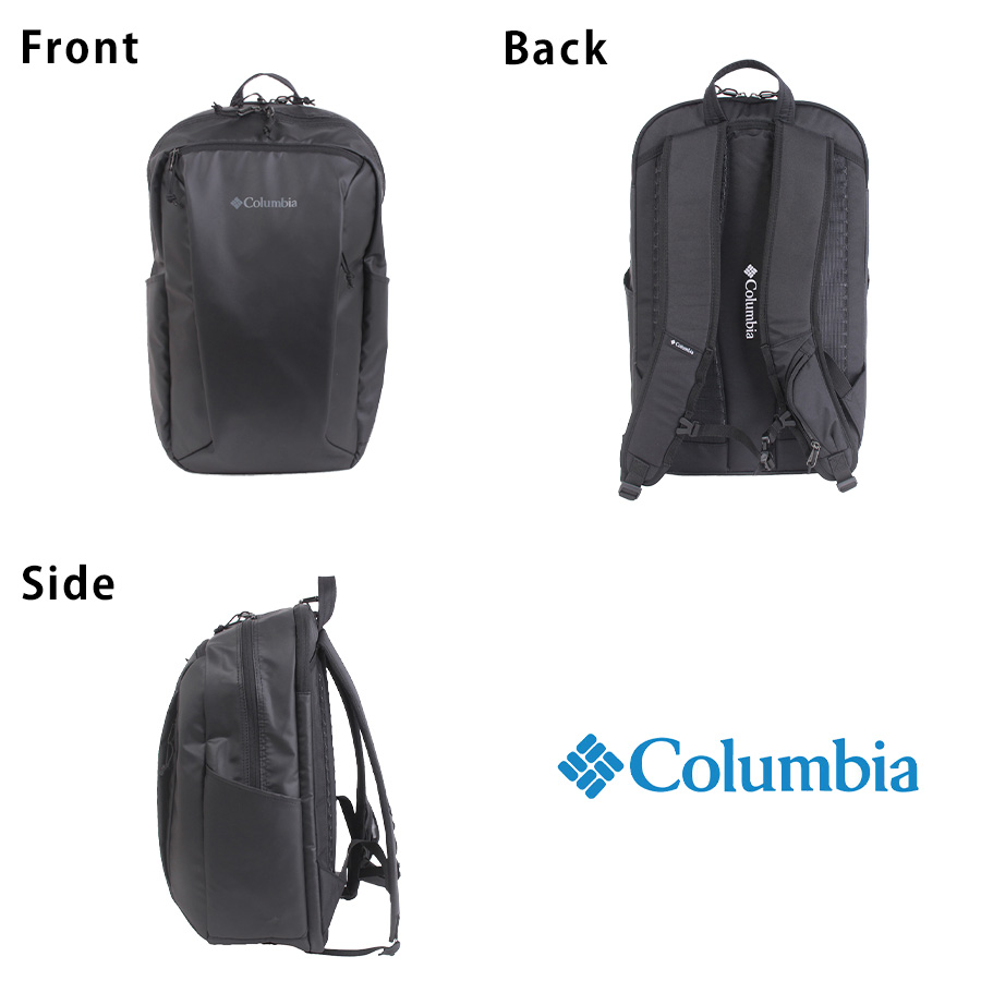 リュック　Colombia 20 ブラック WEB限定】[Columbia/コロンビア] ワンポイント刺繍ロゴ