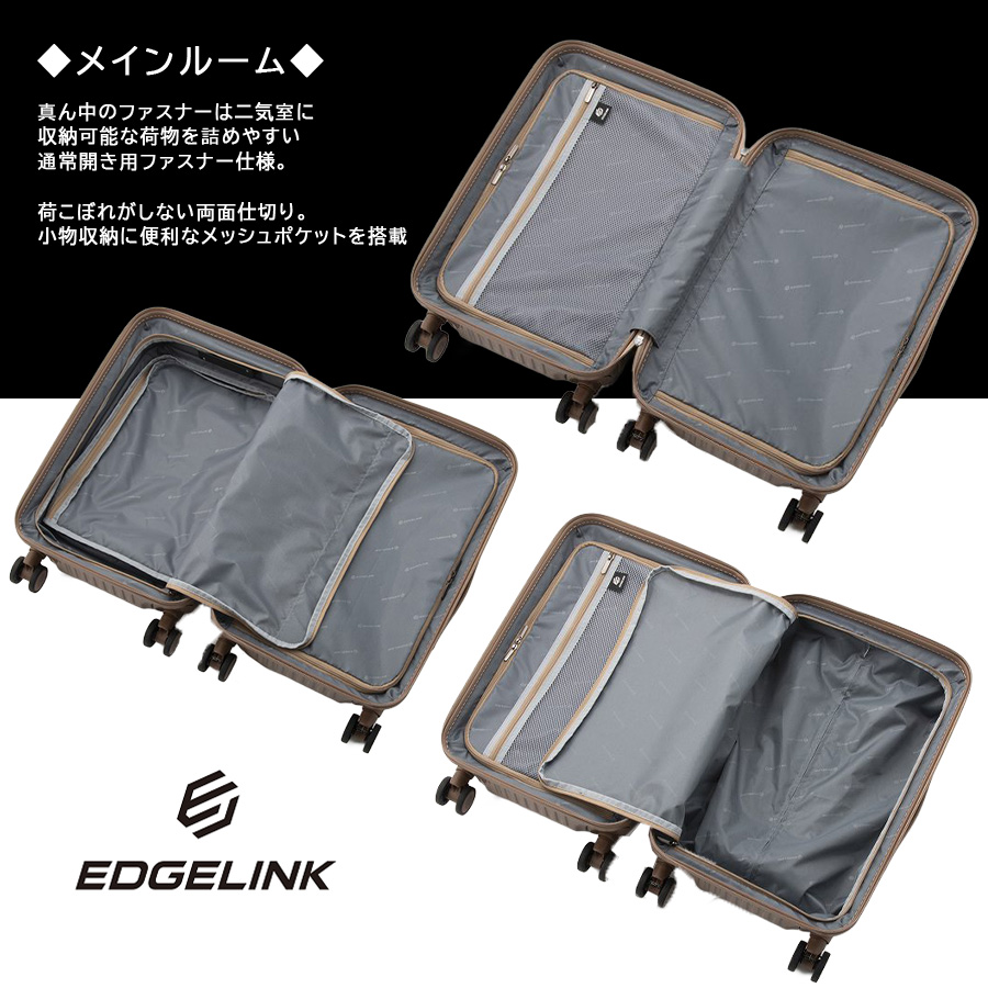 EDGELINK クルーズボックス グリント スーツケース 33L キャリーケース