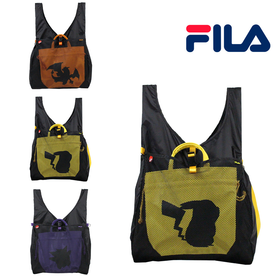 FILA】fpk001 ポケモンシリーズ トートバッグ 手持ち かばん