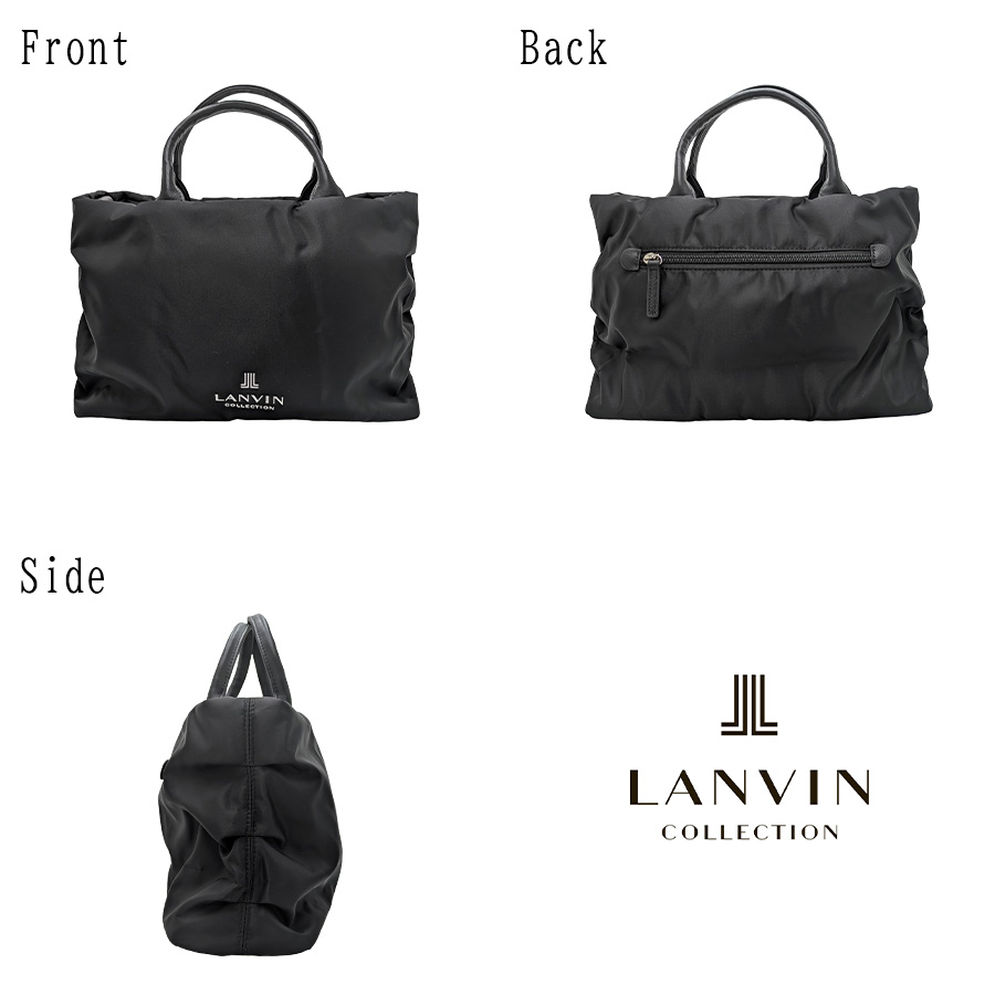 LANVIN COLLECTION プリエ 2wayトートバッグ 斜め掛け 手持ち 斜め掛け