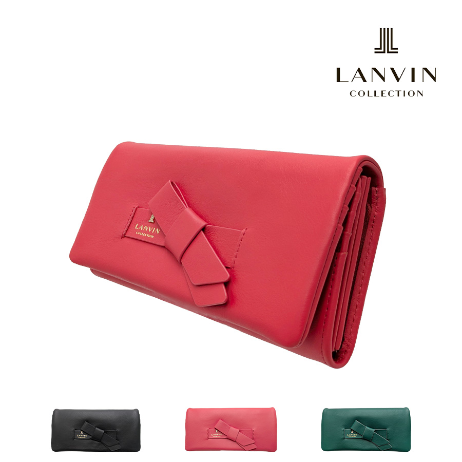 LANVIN COLLECTION ラペリパース 長財布 ロングウォレット 財布