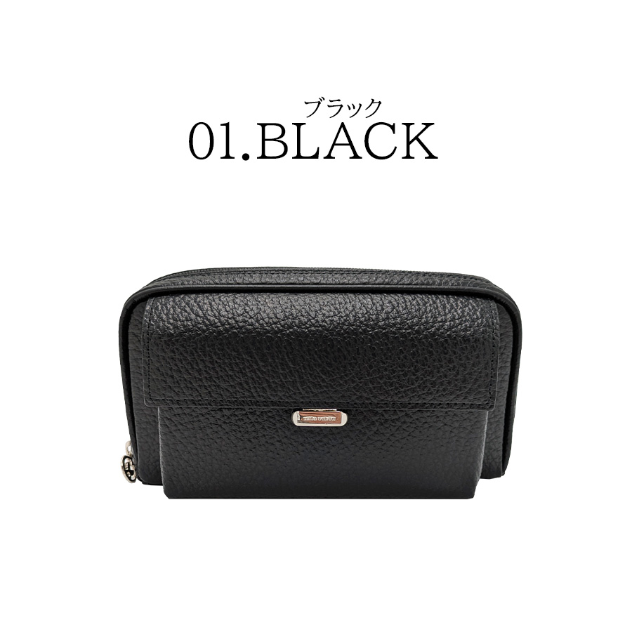 mila schon】197214 ミラショーン ネロ クラッチバッグ セカンドバッグ