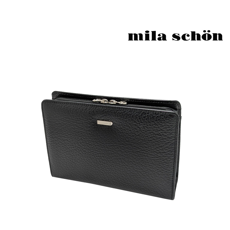 mila schon】197220 ミラショーン ネロ クラッチバッグ セカンドバッグ