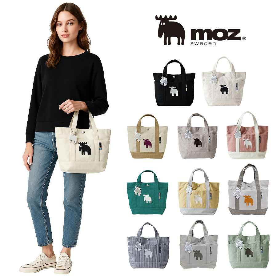 moz（モズ） 【moz】zzhc04r キャンバス ランチトートバッグ 手持ち