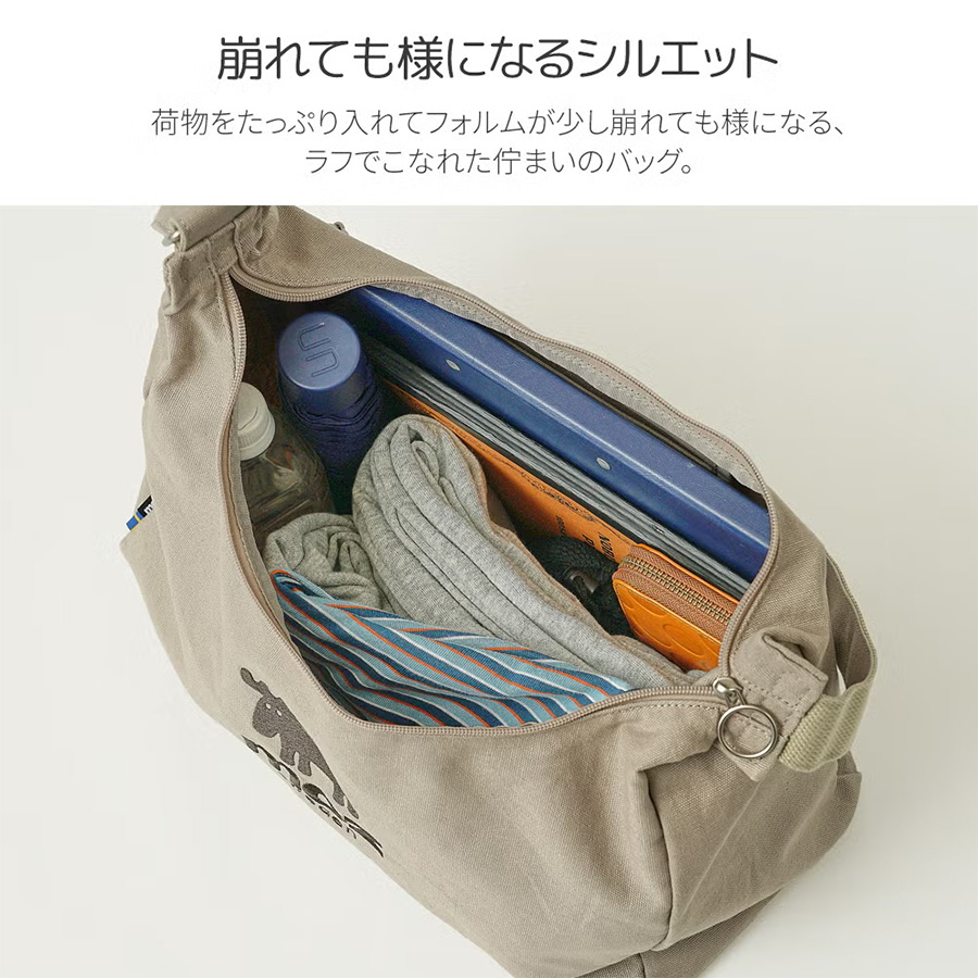moz（モズ） コットンショルダー ショルダーバッグ 斜め掛け 斜め掛け