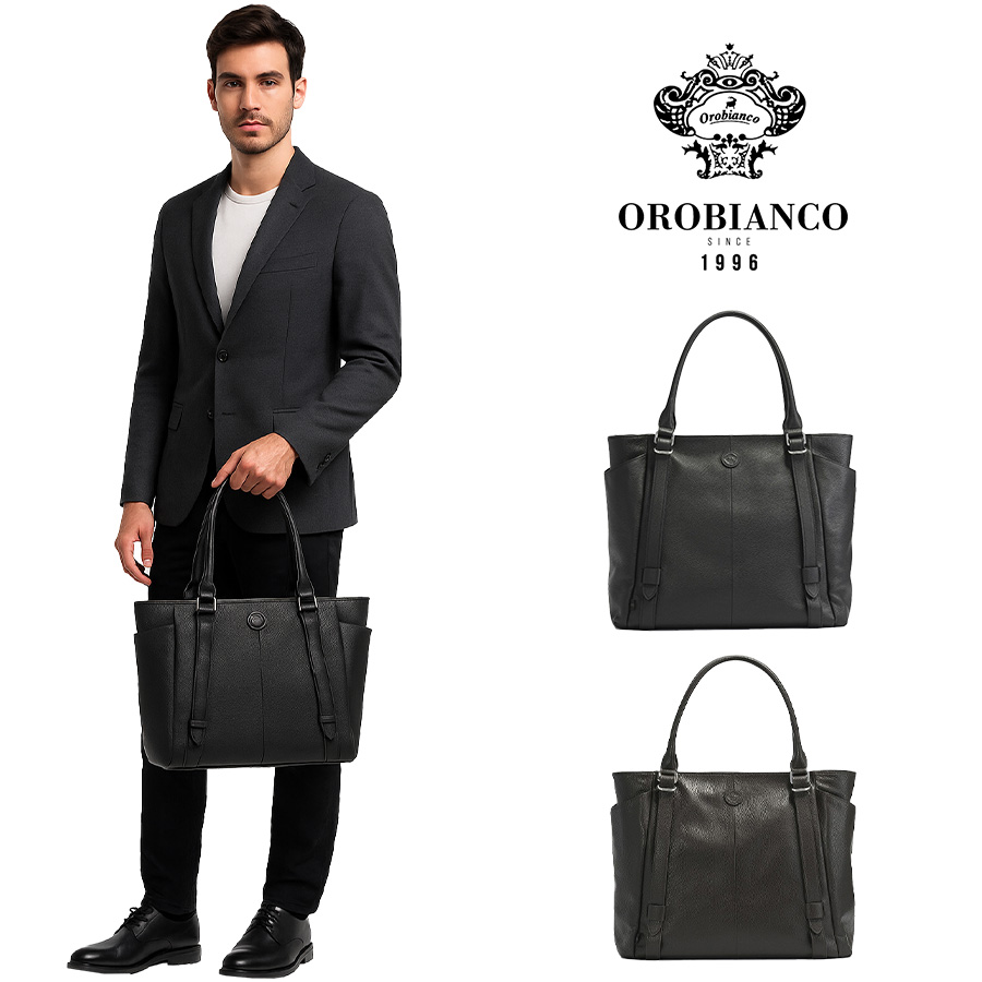 Orobiancoオロビアンコ　ビジネスバッグ・トートバッグ　黒 FIORE トートバッグ （BLACK） -オロビアンコ(Orobianco)公式通販サイト