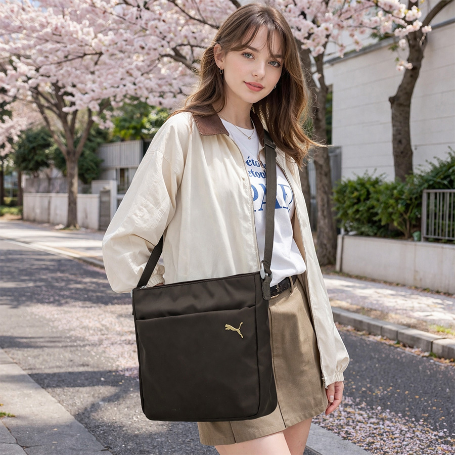 PUMA（プーマ） ハール 縦型ショルダー ショルダーバッグ 斜め掛け