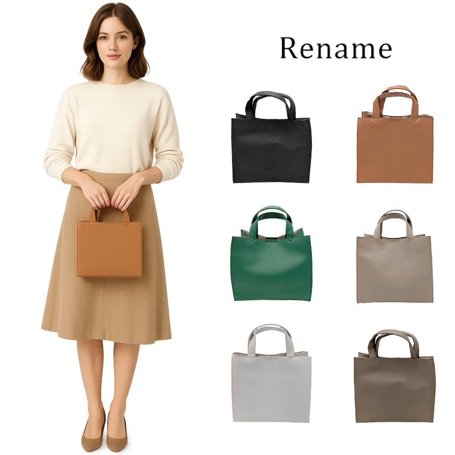 RENAME（リネーム） 【Rename】 rtg22233 スクエアミニトートバッグ