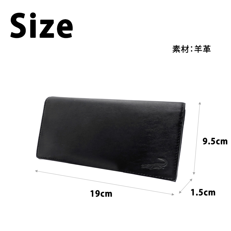 Crocodile ビッグロゴlll 束入れ 長財布 財布 サイフ さいふ