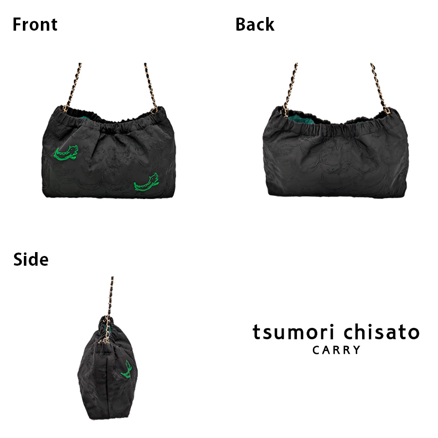 tsumori chisato CARRY】50886 ナミネコシシュウ ショルダーバッグ