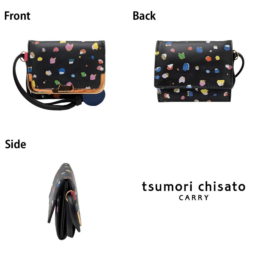ともり tsumori chisato CARRY 57930 てんてん ミニ財布 財布 さいふ サイフ
