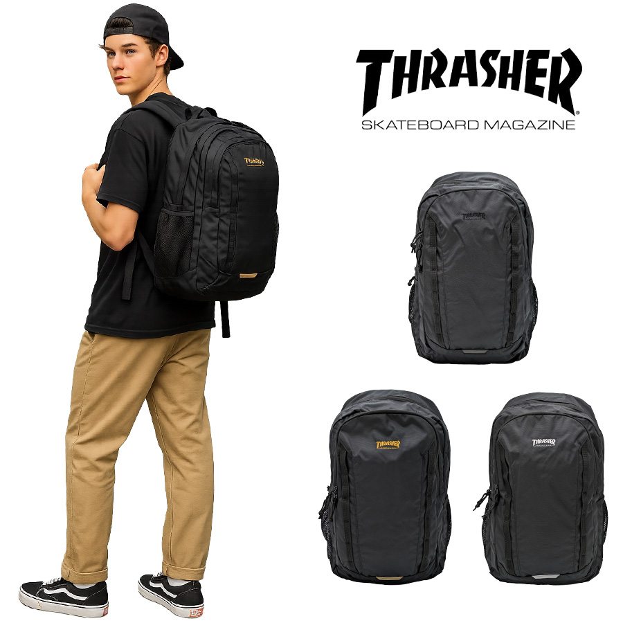 リュック THRASHER thr283 バックパック 25L リュック 大容量 リュックサック