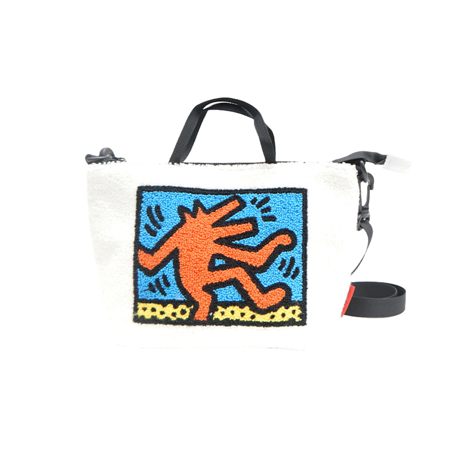 80年代後半　キースヘリング　ヴィンテージバッグkeithharingへリング Keith Haring（キース ヘリング） ショルダーバッグ 「 Keith Haring