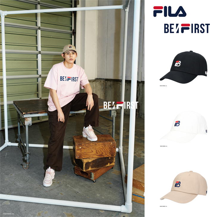 FILA FILAxBE:FIRST フィラ コラボ キャップ 帽子 人気