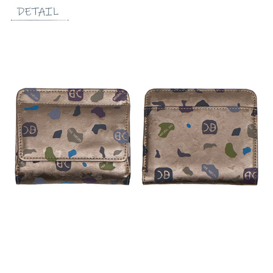 NATURALBAG ナチュラルバック NBランダム レディース 二つ折り財布