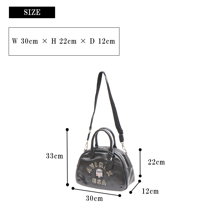 AVIREX（アヴィレックス） アビレックス バーシティー レザー ミニ