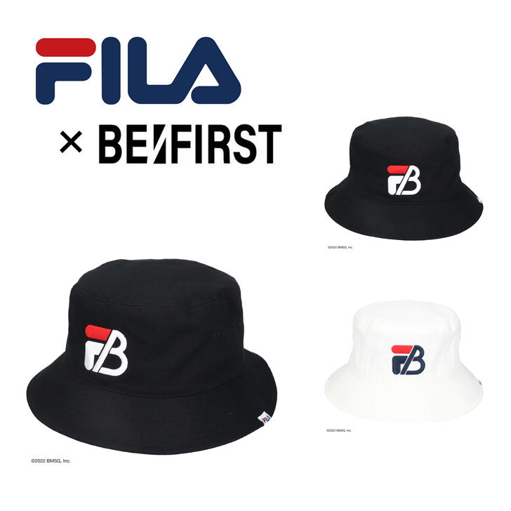 福袋安いいね半額ストア FILA 【レターパック配送】FILAxBE:FIRST フィラ バケハ 帽子 ミュージシャン
