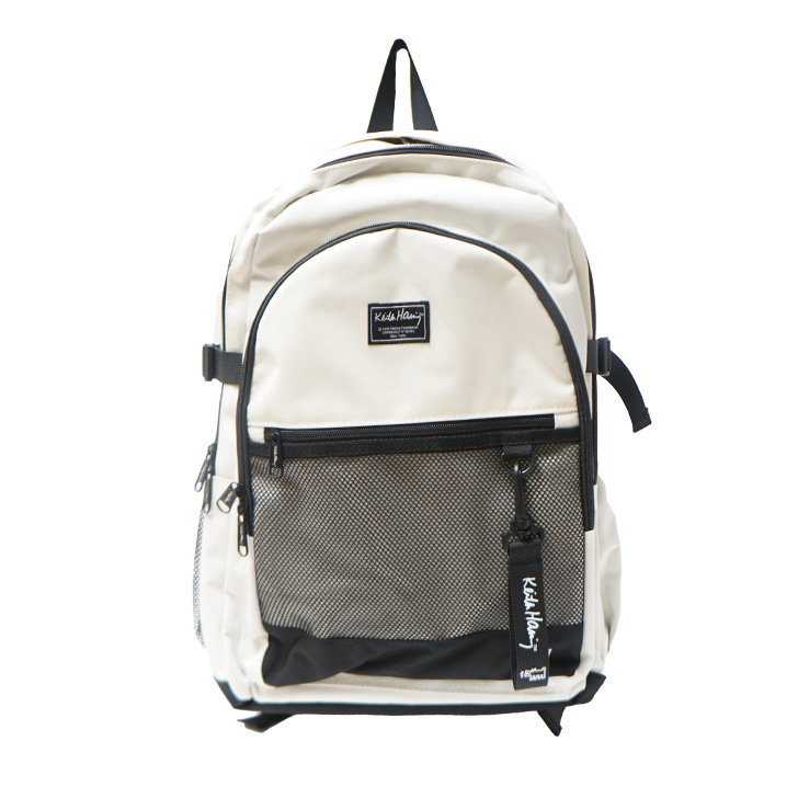 【Keith Haring】リュック 大容量 スクエアバックパック32L キースヘリング  リュック 鞄 かばん カバン  使いやすい かわいい ストリート 通学 学生  KeithHaring 普段使い 大容量 Keith Haring（キース ヘリング） 【KeithHaring】リュック 大容量