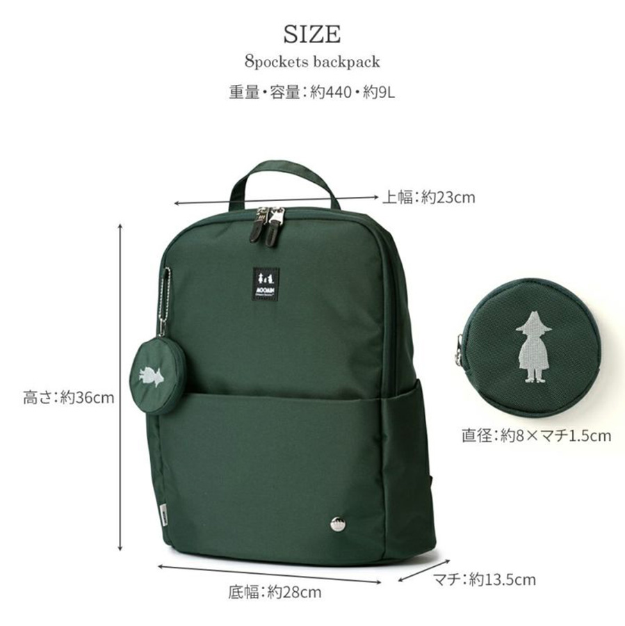 MOOMIN（ムーミン） 【MOOMIN】 rmnk04 リュック デイパック 持ち手