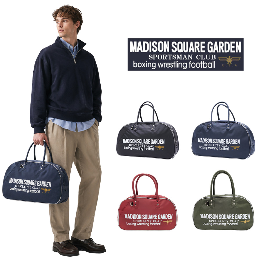 VAN ポリ塩化ビニール マディソンスクエアガ−デン タイプ バック MADISONSQUAREGARDEN ボストンバッグ 18L マジソンバッグ 復刻 普段