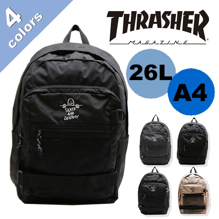 THRASHER（スラッシャー） マークゴンザレス リュック 26L THR-263 撥
