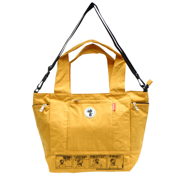 Zuccherofilato ズッケロフィラート ナイロン トート 62014 鞄 レディース メンズ  かわいい  使いやすい 大容量 2WAY スヌーピー｜tasche｜04