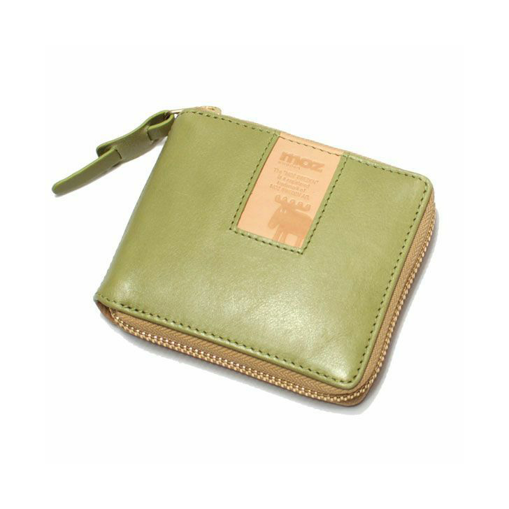 moz（モズ） 財布 ラウンド 二つ折り財布 ウォレット カラーコンビ