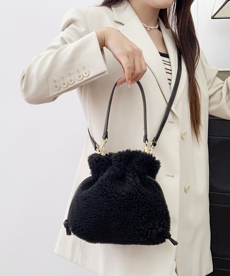 ショルダーバッグ レディース ボアバッグ 斜め掛け 2WAY ハンドバッグ