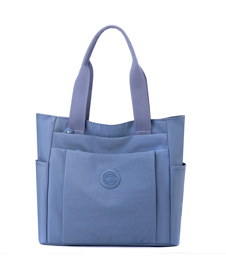 ネイビー ナイロン トートバッグ 大きめ トートバッグ 大きめ レディース メンズ ナイロン ファスナー付き a4