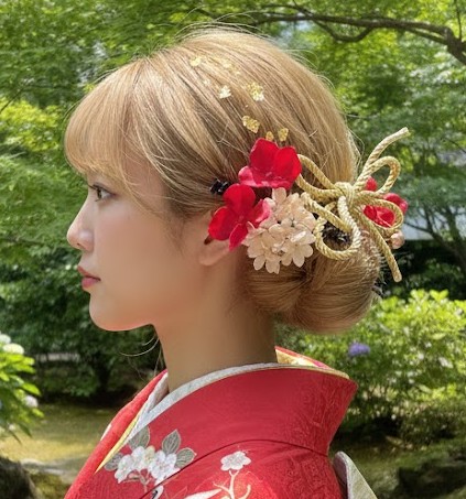 髪飾り 卒業式 袴 成人式 振袖 結婚式 前撮り ヘアピン付 着物 和装