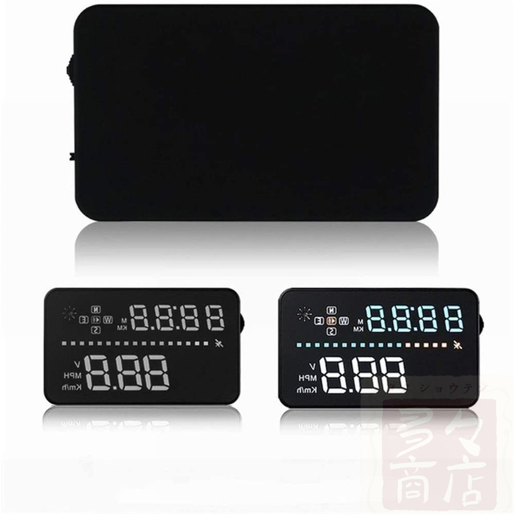 父の日 2023 HUD A3 3.5インチ ユニバーサル GPS マルチカラー スクリーン スピード メーター 時計表示 A3 ヘッドアップディスプレイ