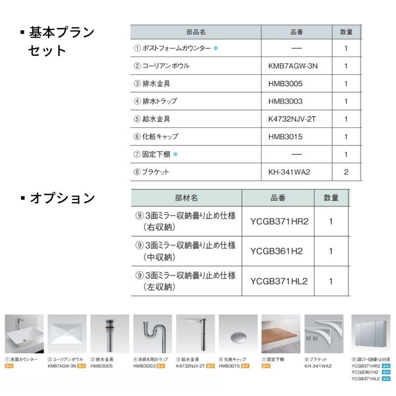 洗面化粧台 スマートサニタリーU Plan03 W1200×D550×H1900mm 造作 洗面カウンター シングルワンホール洗面混合栓 アイカ工業 AICA 洗面台 おしゃれ リフォーム | アイカ | 13