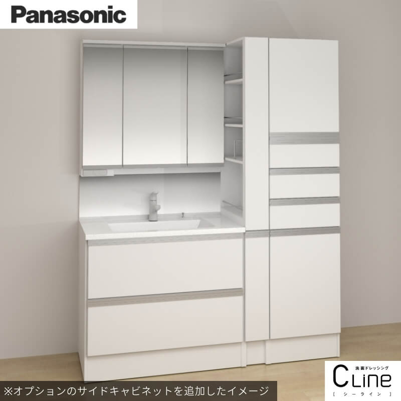 【☆ニコさま専用】Panasonic　シーライン　D530タイプホワイト 洗面化粧台 シーライン Cline D530タイプ wall to 幅1200mm