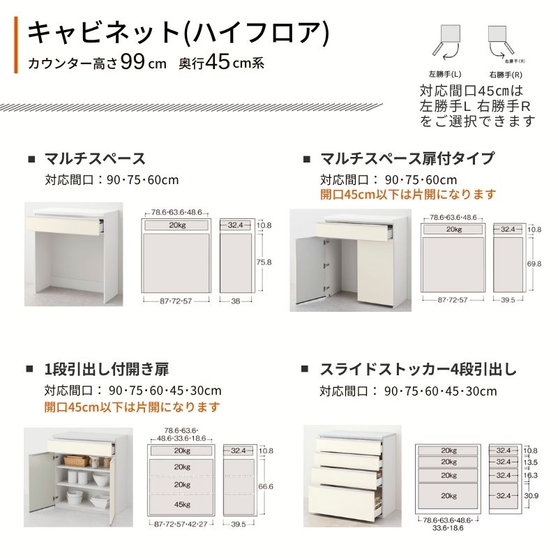 チェブ　確認用　カップボード　下部分 カップボード フレンチカントリー 食器棚 パイン材 Lavender 幅78cm