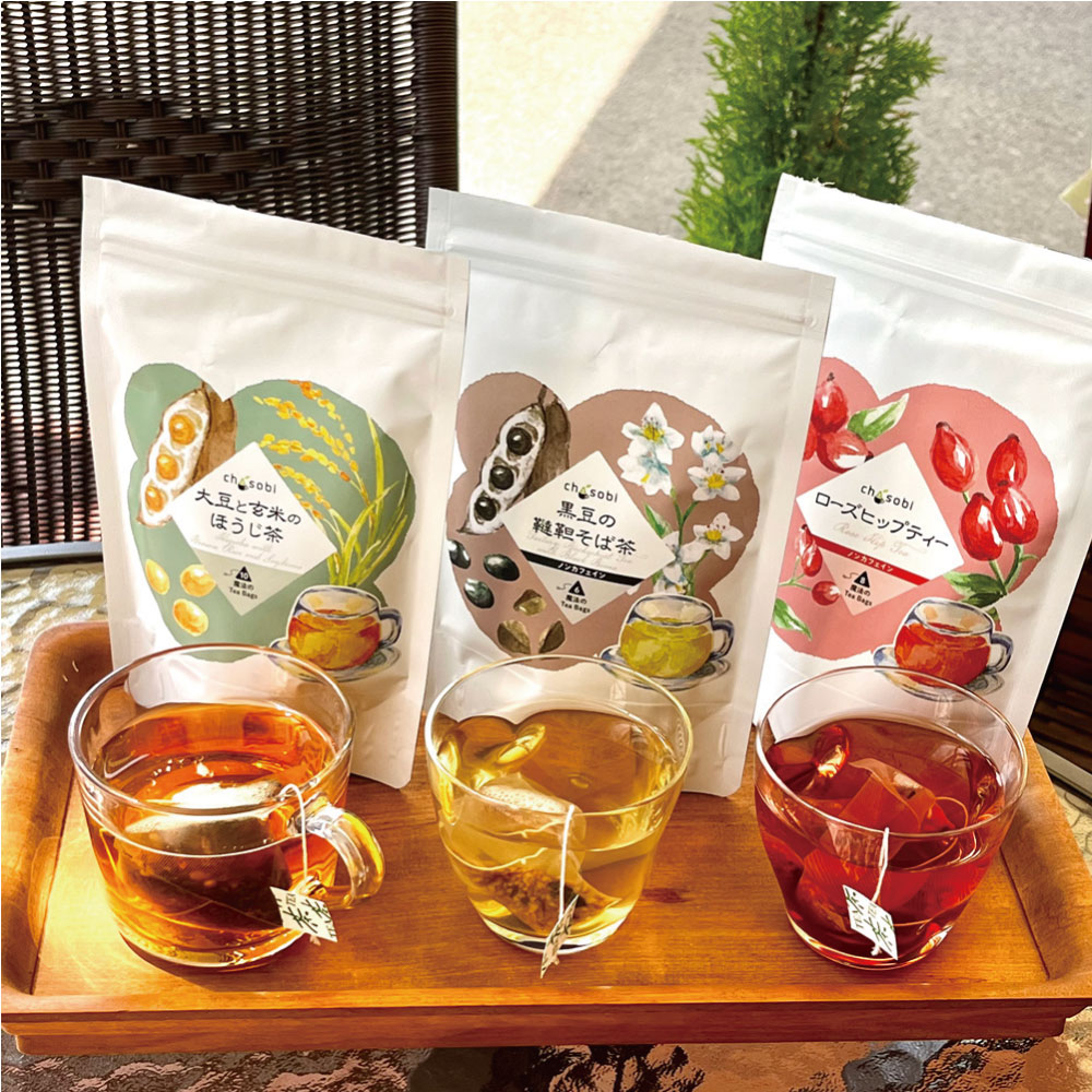 黒豆の韃靼そば茶 ティーバッグ 3g×6袋 ノンカフェイン chasoboi ちゃ