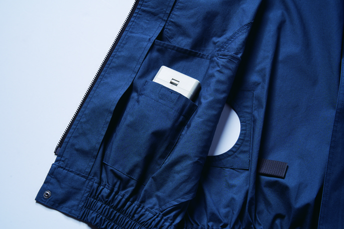 空調服 【メーカー直送・代引不可】【空調服】 長袖ブルゾン(フード付