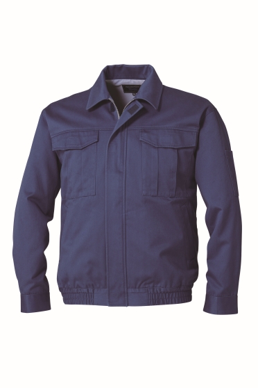 【メーカー直送・代引不可】【空調服】　長袖ブルゾン(ウェアのみ) ダークブルー LL [KU90600C14S4] 空調服 【メーカー直送・代引不可】【空調服】 長袖ブルゾン(ウェア