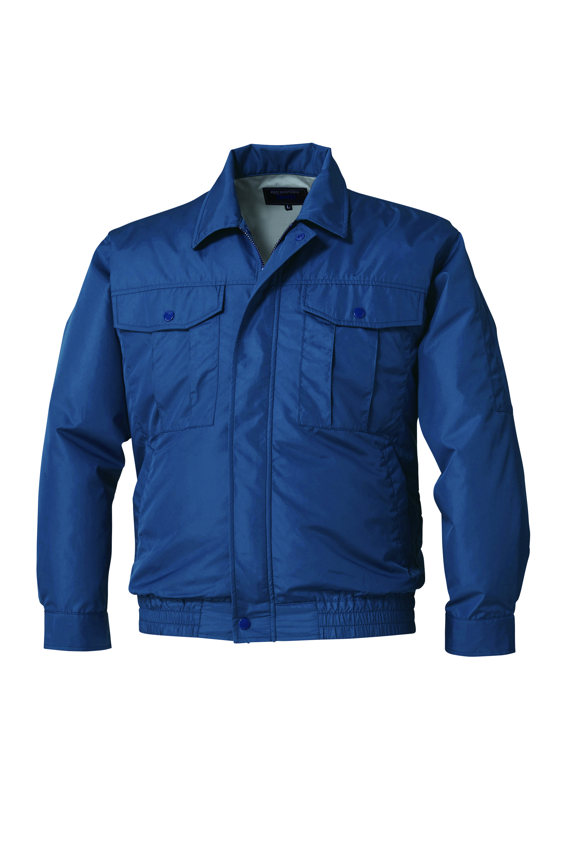 【メーカー直送・代引不可】【空調服】　制電長袖ブルゾン（ウェアのみ） ダークブルー 3L [KU91710C14S5] 空調服 【メーカー直送・代引不可】【空調服】 遮熱長袖ブルゾン