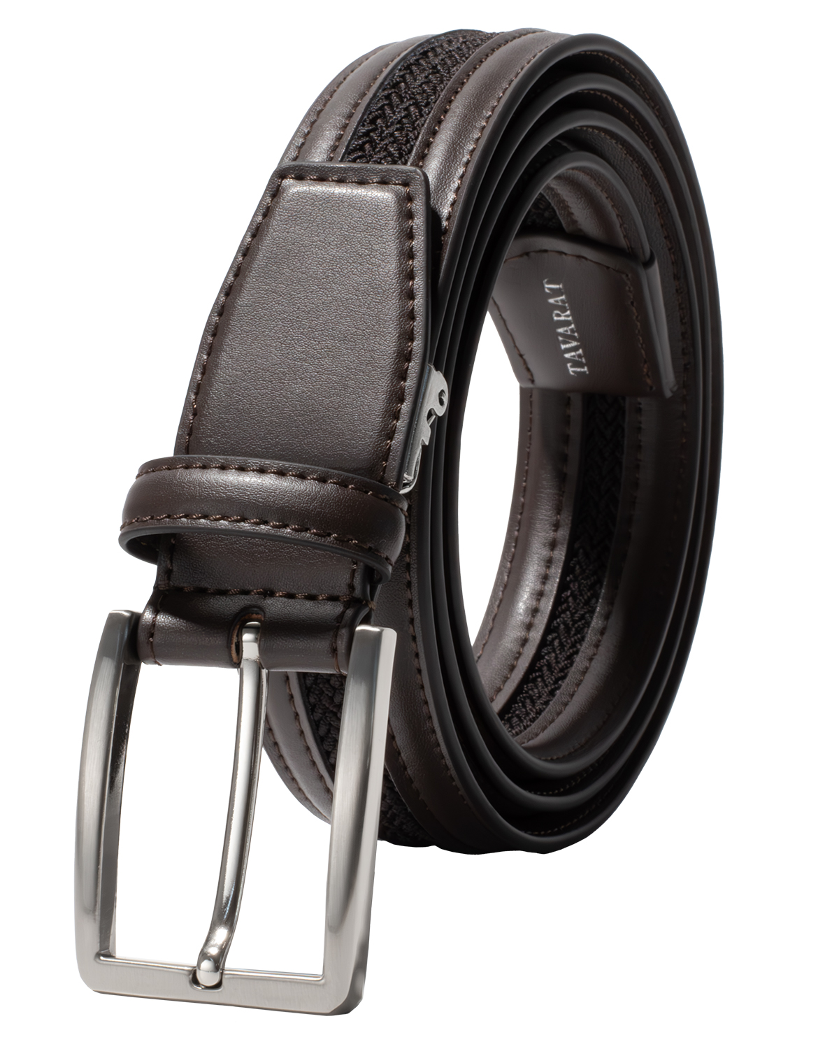 ベルト 大きいサイズ メンズ ビジネス 牛床革 メッシュベルト 35mm幅