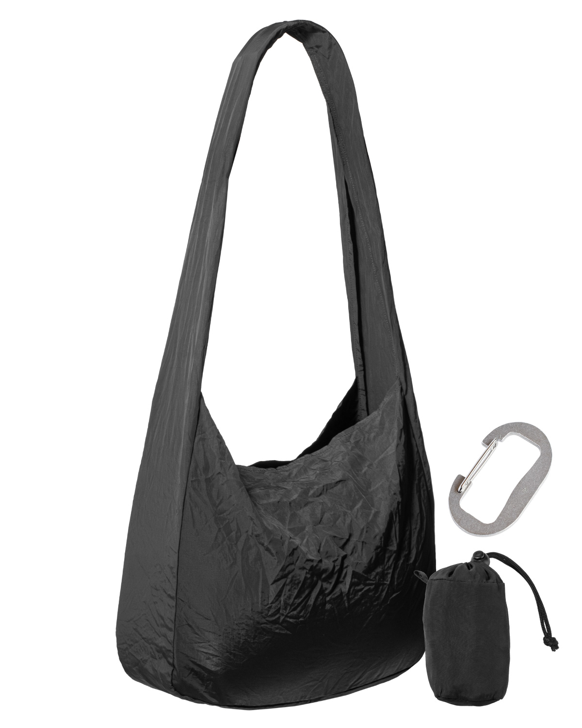 ショルダーバック カラビナセット 折り畳み メンズ お出かけ 旅行 出張