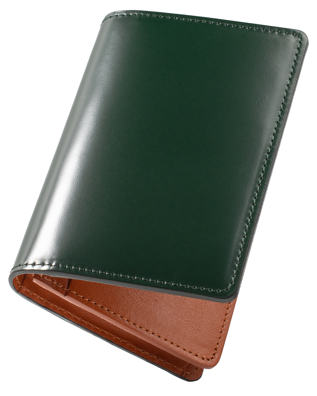 名刺入れ メンズ コードバン 日本製 名入れ 本革 50枚収納 大容量