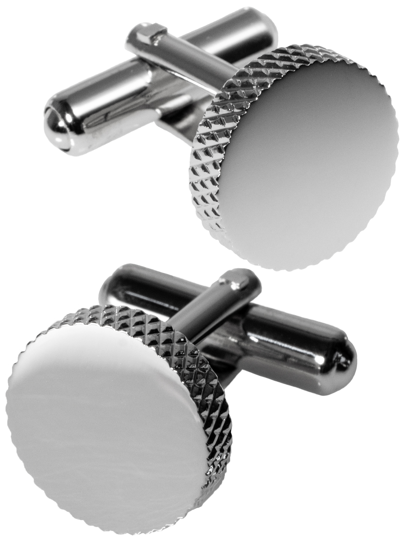 カフス メンズ カフリンクス カフスボタン ローレット 輪切り ブランド