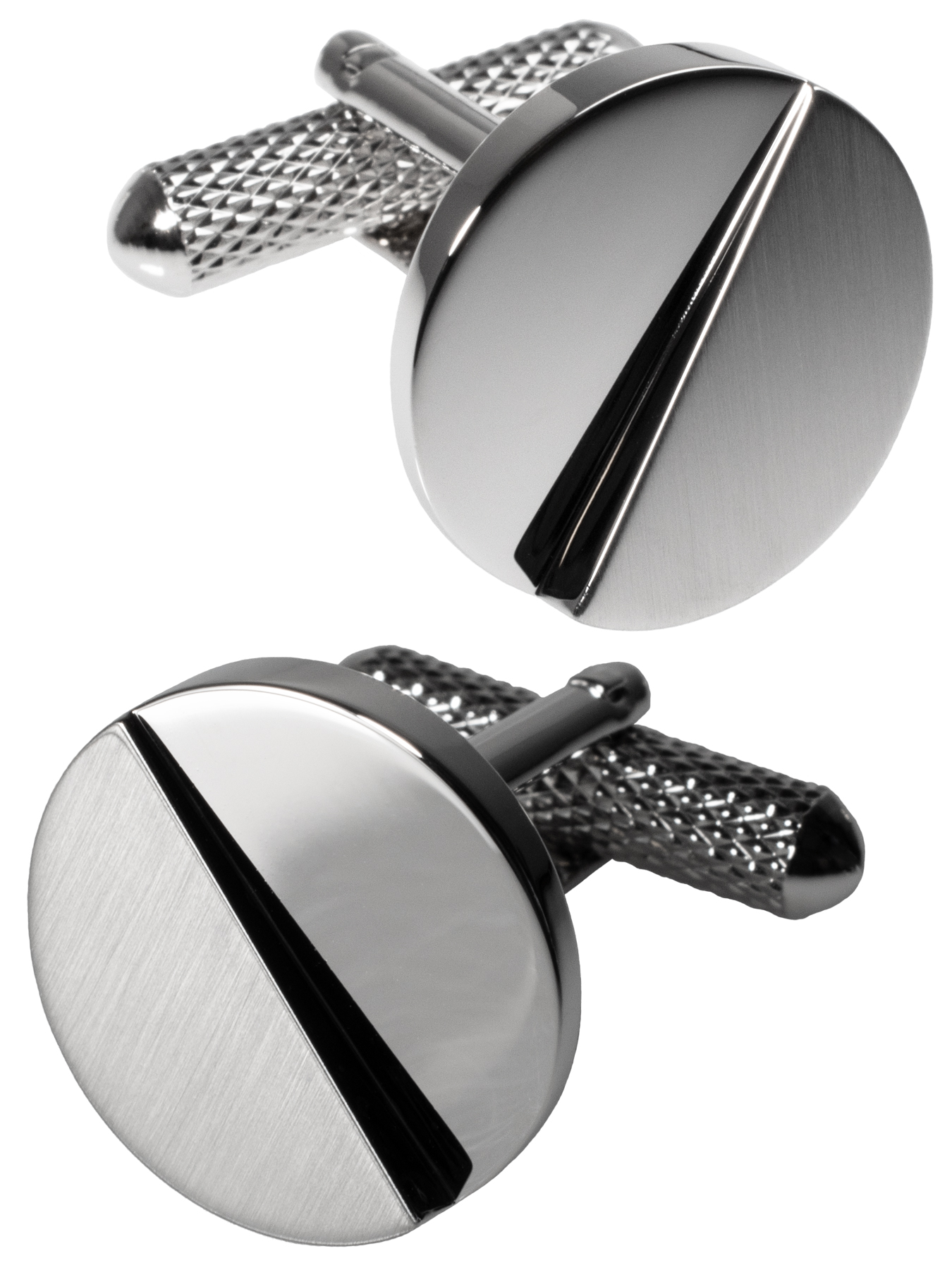 カフス メンズ カフリンクス 丸型 ジオメトリック カフスボタン