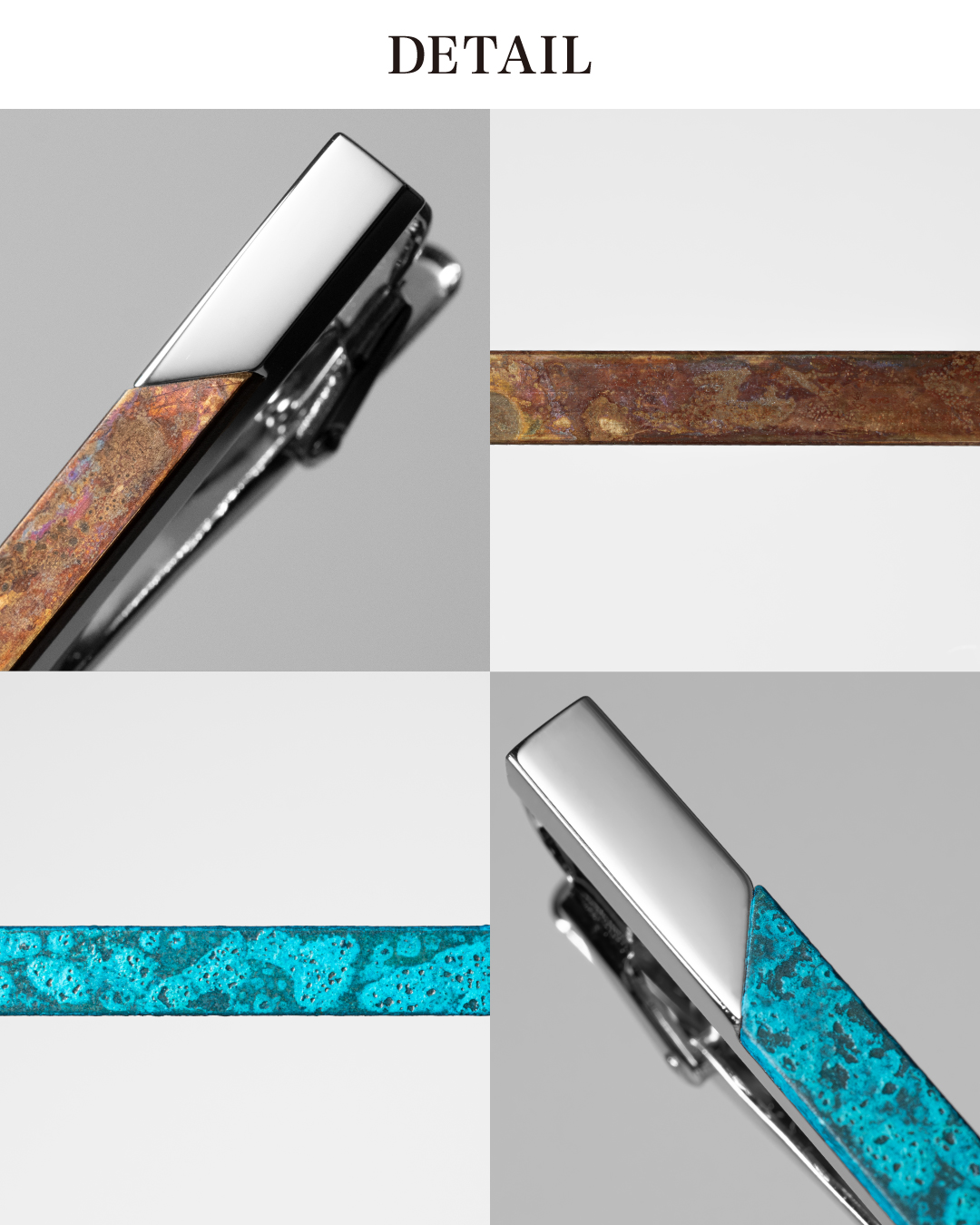 アウトレット）ネクタイピン アルチザン メンズ 匠彩 錆 和風 青銅 名