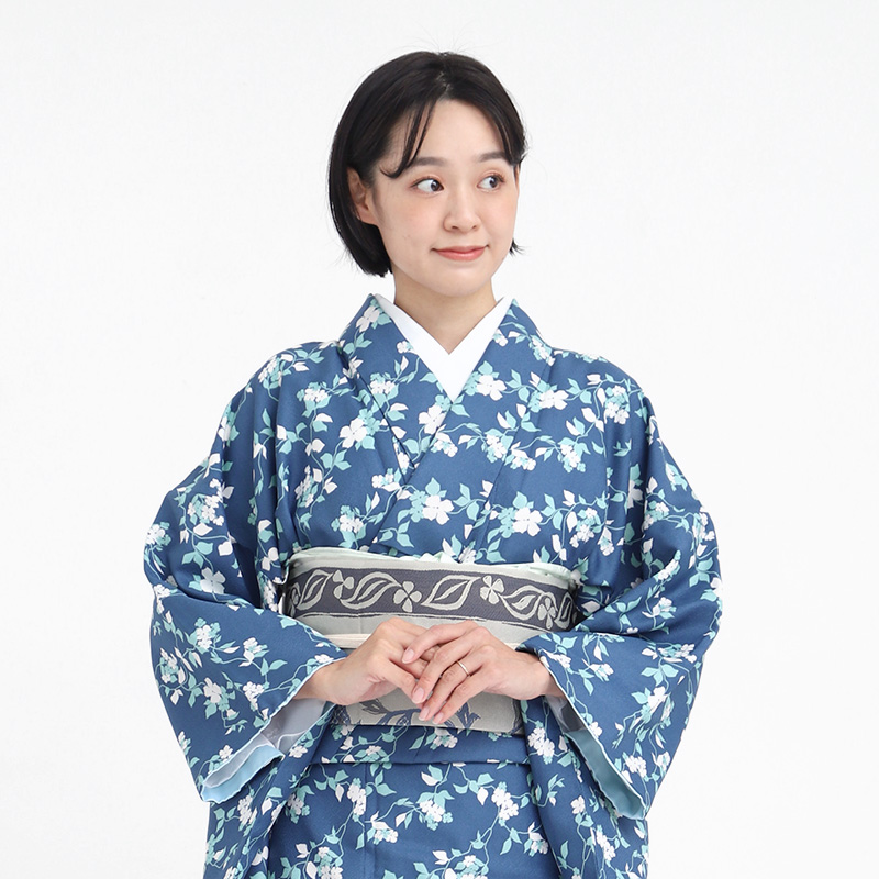 洗える着物 袷 プレタ着物 お仕立て上がり おしゃれ かわいい M L 