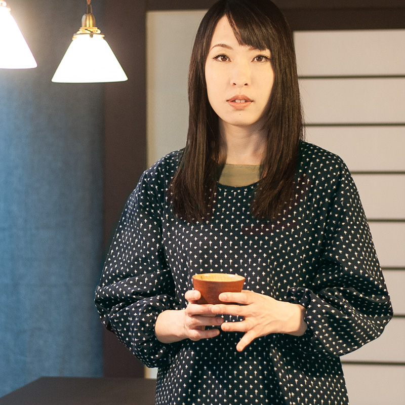 ROCCA（六花） 割烹着 おしゃれ 日本製 ブランド 保育士 エプロン 長袖