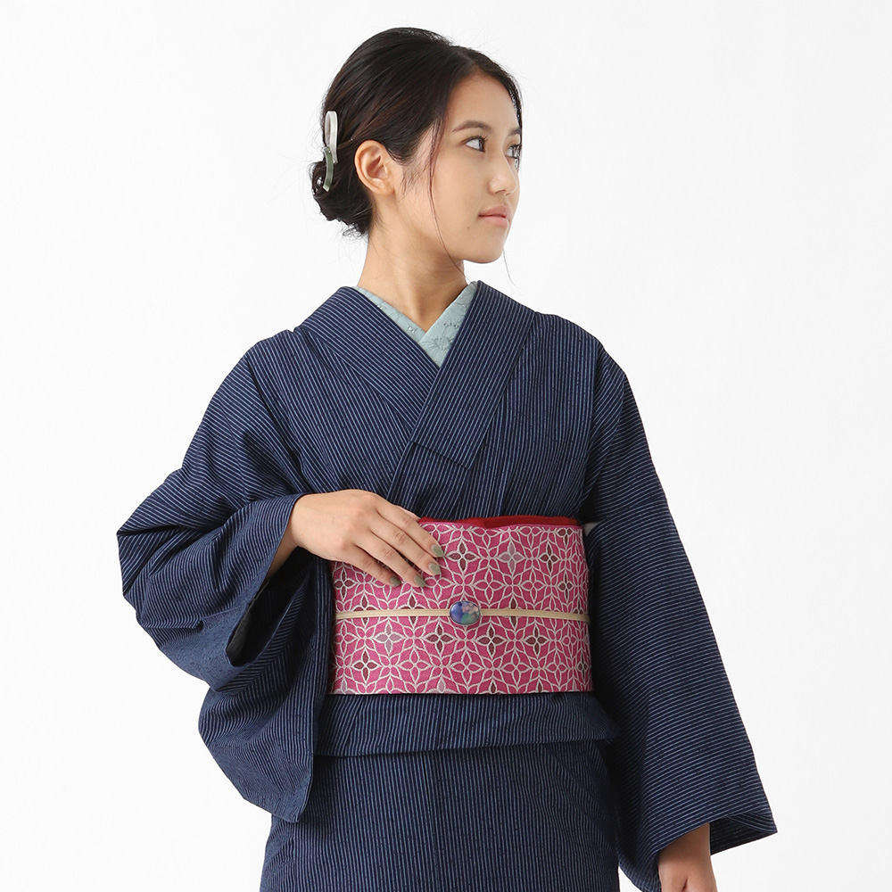 名古屋帯 新品 仕立て上がり カジュアル 日本製 松葉仕立て 全9色 おしゃれ かわいい 着物 送料無料｜tayu-tafu｜06