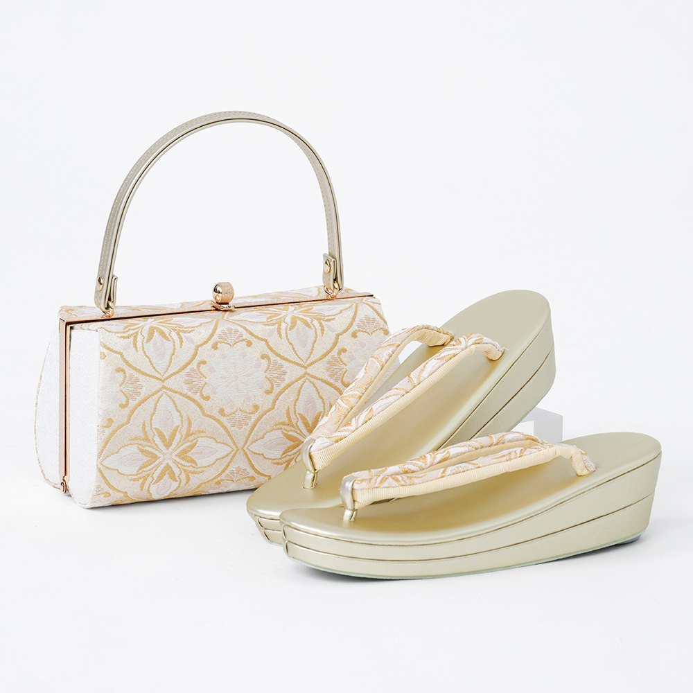 草履バッグセット 礼装 西陣織 帯地 日本製 留袖用 結婚式用 礼装用 準  